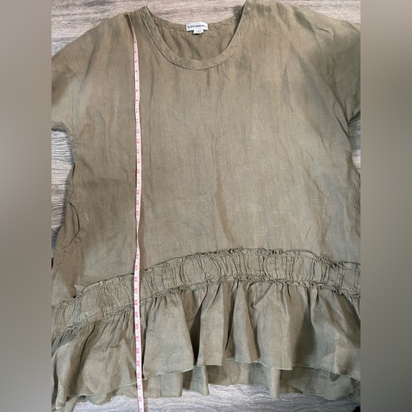 B. Hadikusumo 100% Linen Top One Size Fits All - Picture 13 of 15